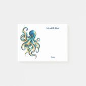 Ocean Theme | タコ | Ink-redible Ideas | ポストイット (正面)