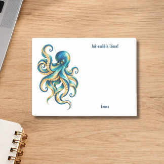 Ocean Theme | タコ | Ink-redible Ideas | ポストイット