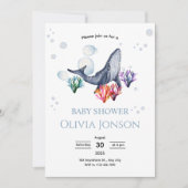 Ocean Theme Baby Shower Invite 招待状 (正面)