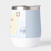 Ocean Theme Bon Voyage Personalized with Name (左面)