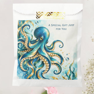 Ocean Theme | Octopus | バースデーパーティー フェイバーバッグ