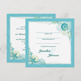 Ocean Theme Wedding invitation 招待状