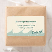 Ocean themed Address Label for Kids ラベル (インサイチュ)