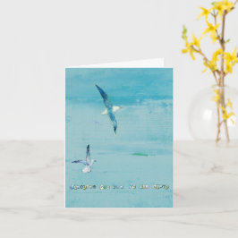 Ocean themed greeting card カード
