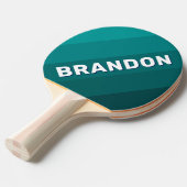 Ocean Tide Bold Stripes with Name 卓球ラケット (正面アングル)