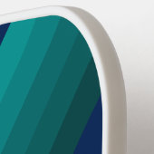 Ocean Tide Stripes with Name ピックルボールラケット (左詳細)