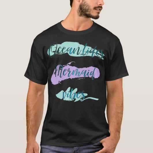 Ocean tides Mermaid Vibes Premium  Tシャツ (正面)