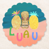 Ocean Tiki Pineapple Luau ペーパーコースター (正面)