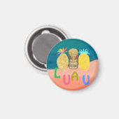 Ocean Tiki Pineapple Luau マグネット (正面/裏面)