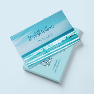 Ocean Travel Agent QRコード名刺 名刺