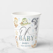 Ocean Under The Sea Baby Shower Gender Neutral 紙コップ (正面)