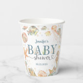Ocean Under The Sea Baby Shower Gender Neutral 紙コップ (裏面)