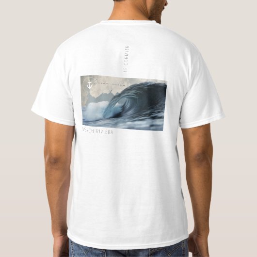 Ocean vibes - Le Cormier Tシャツ (裏面)