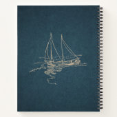 Ocean Vibes Notebook –  Beach Journal  ノートブック (裏面)