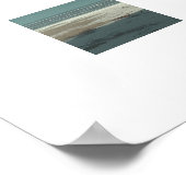 Ocean View - A Man Stands Staring at Ocean ポスター (角)