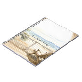 Ocean View Beach Serenity ノートブック (左側)