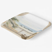 Ocean View Beach Serenity ペーパープレート (傾斜あり)