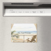 Ocean View Beach Serenity マグネット (インサイチュ (食洗機))