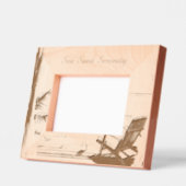 Ocean View Beach Serenity レーザー彫刻フレーム (左)