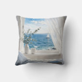 Ocean View in a Bedroom Window クッション (裏面)
