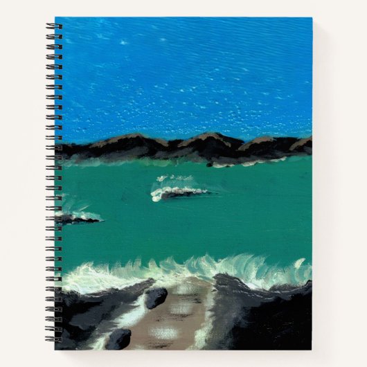 Ocean View Spiral Notebook ノートブック (正面)