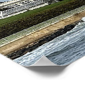 Ocean View with Home Poster ポスター (角)