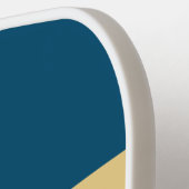 Ocean Vintage Vibe Across Striping with Name ピックルボールラケット (左詳細)