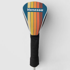 Ocean Vintage Vibe Pin Striped with Name ゴルフヘッドカバー