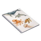 Ocean watercolor notebook ノートブック (右側)