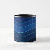 Ocean Wave Coffee Mug | Deep Blue Sea Waves マグカップ (中央)
