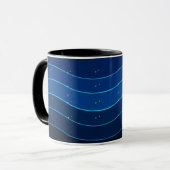 Ocean Wave Coffee Mug | Deep Blue Sea Waves マグカップ (正面左)