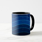 Ocean Wave Coffee Mug | Deep Blue Sea Waves マグカップ (正面右)