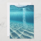 Ocean Wave Luxury Invitation セーブザデート (裏面)