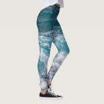 Ocean Wave Pattern Eye Catching Yoga Workout レギンス<br><div class="desc">Stay active in style with these ocean wave pattern yoga workout leggings featuring a vibrant, eye catching design inspired by the beauty of the sea. Perfect for yoga, fitness training, running, or everyday wear, they combine comfort and bold style to help you stand out while staying flexible and confident during...</div>