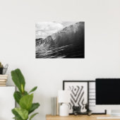 Ocean Wave Powerful Surf Seascape ポスター (ホームオフィス)