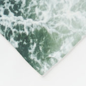 Ocean waves フリースブランケット (角)