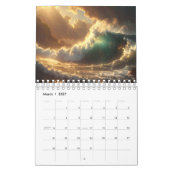 OCEAN WAVES - 2026 -  カレンダー (3月 2027)