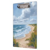 Ocean Waves | Beach Coastal Painted クリップボード (左)