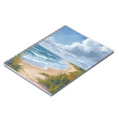 Ocean Waves | Beach Coastal Painted ノートブック (左側)