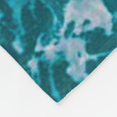 Ocean Waves Beach Tropical Name Gift For Her フリースブランケット (角)