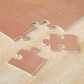 Ocean Waves Blue Watercolor Coastal ジグソーパズル (側面)