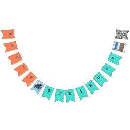 Ocean Waves Dolphin Celebration バンティングフラッグ