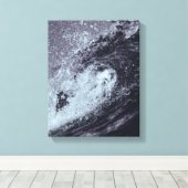 Ocean waves image on canvas キャンバスプリント (インサイチュ (ウッドフロア))