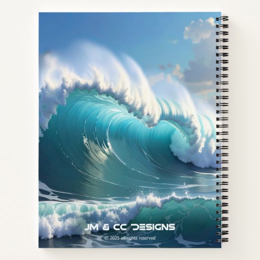OCEAN WAVES Journal ノートブック (裏面)