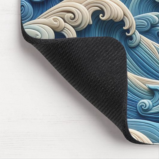 Ocean Waves Mousepad マウスパッド (コーナー)