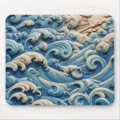 Ocean Waves Mousepad マウスパッド (正面)