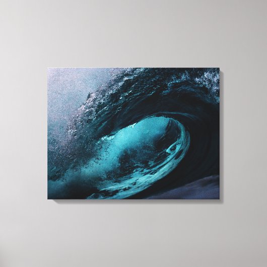 Ocean waves stretched canvas print キャンバスプリント (正面)