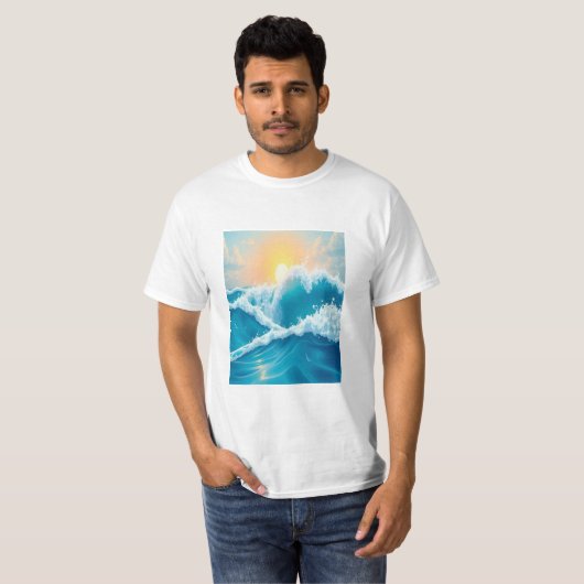 Ocean Waves T-Shirt Tシャツ (正面フル)