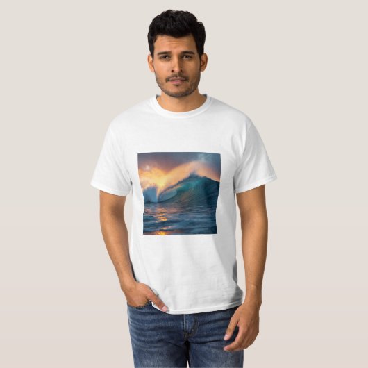 Ocean Waves T-Shirt Tシャツ (正面フル)