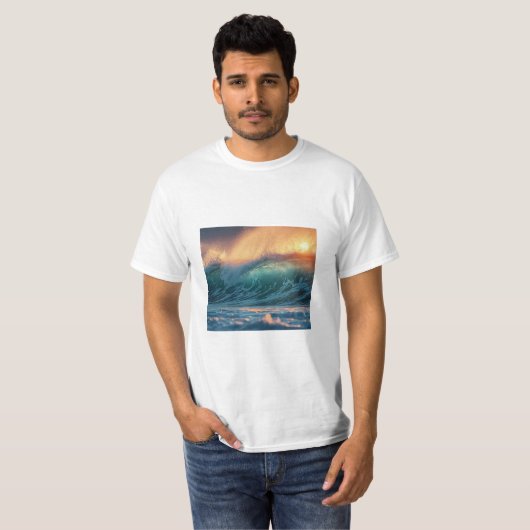 Ocean Waves T-Shirt Tシャツ (正面フル)